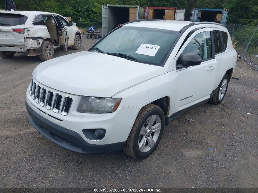 2016 Jeep Compass Sport VIN: 1C4NJCBA9GD743351 Lot: 39367268