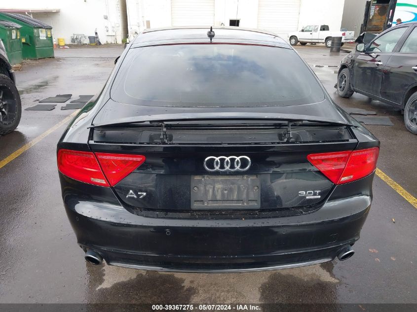 2013 Audi A7 3.0T Premium VIN: WAUYGAFC8DN019228 Lot: 39367275