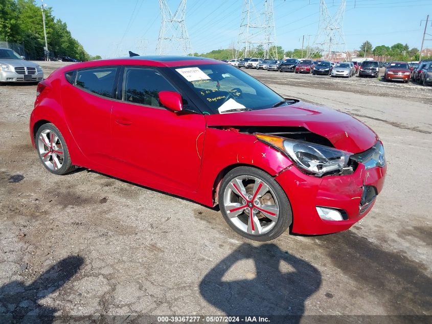 2017 Hyundai Veloster Value Edition VIN: KMHTC6AD2HU315696 Lot: 39367277