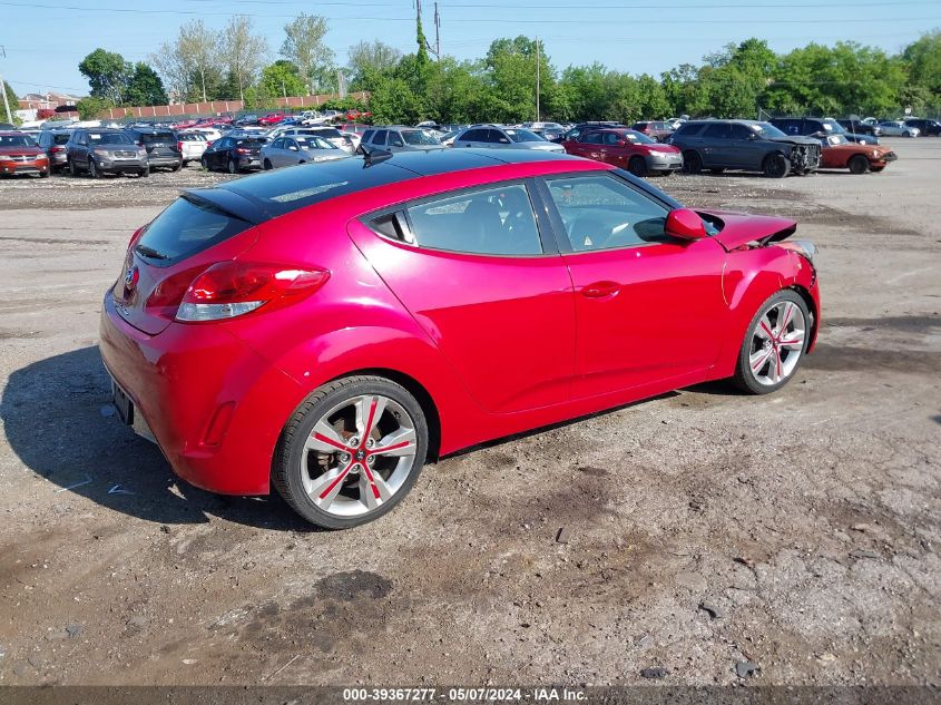 2017 Hyundai Veloster Value Edition VIN: KMHTC6AD2HU315696 Lot: 39367277