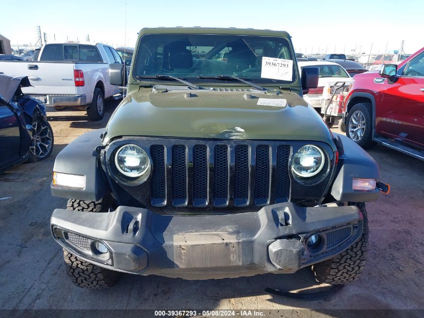 2021 Jeep Wrangler Unlimited Willys 4X4 VIN: 1C4HJXDN1MW590789 Lot: 39367293