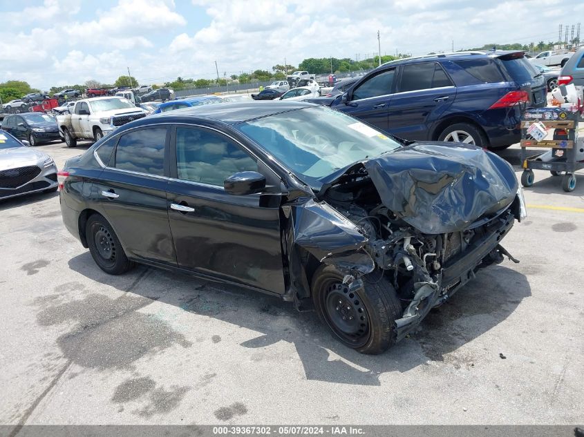 2013 Nissan Sentra S VIN: 3N1AB7AP6DL563052 Lot: 39367302