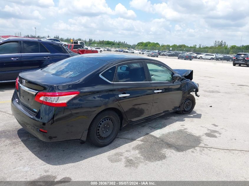 2013 Nissan Sentra S VIN: 3N1AB7AP6DL563052 Lot: 39367302