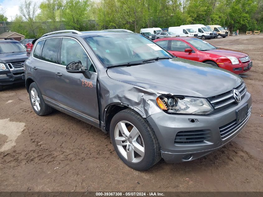 2012 Volkswagen Touareg Vr6 Lux VIN: WVGFF9BP2CD000730 Lot: 39367308