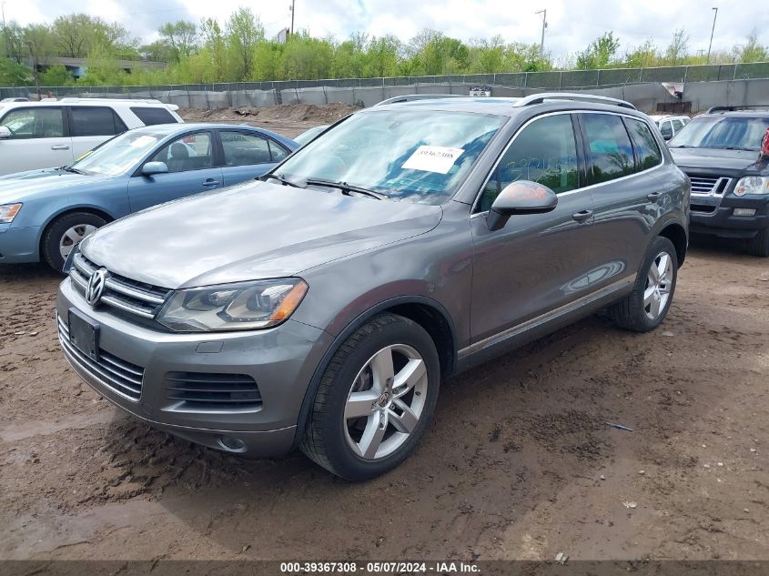 2012 Volkswagen Touareg Vr6 Lux VIN: WVGFF9BP2CD000730 Lot: 39367308