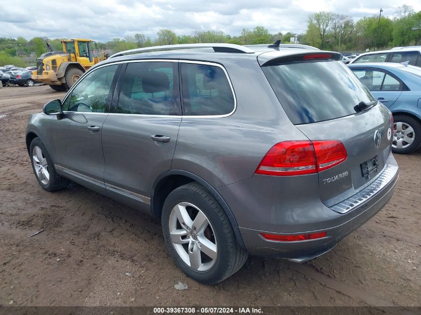 2012 Volkswagen Touareg Vr6 Lux VIN: WVGFF9BP2CD000730 Lot: 39367308