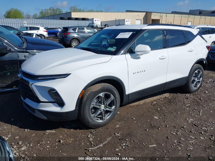 2023 Chevrolet Blazer Awd 2Lt VIN: 3GNKBHR41PS235752 Lot: 39367324