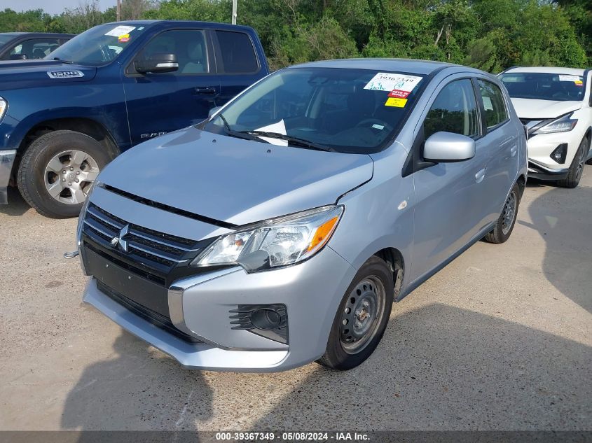 2021 Mitsubishi Mirage Carbonite Edition/Es/Le VIN: ML32AUHJ4MH013273 Lot: 39367349