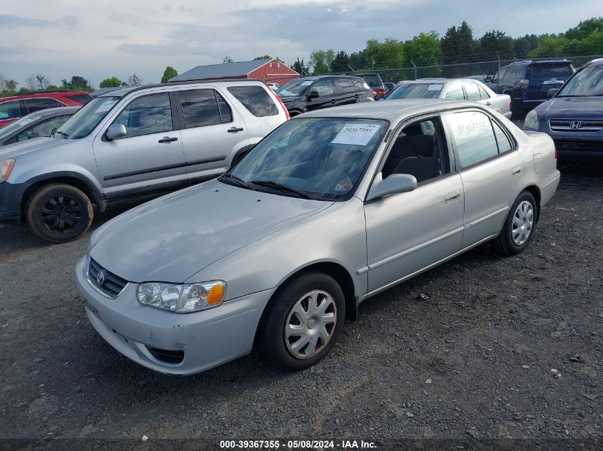 2001 Toyota Corolla Le VIN: 1NXBR12E91Z527327 Lot: 39367355