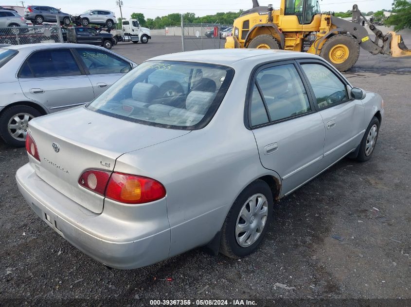 2001 Toyota Corolla Le VIN: 1NXBR12E91Z527327 Lot: 39367355