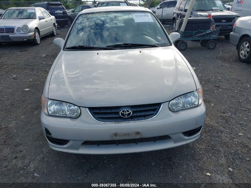 2001 Toyota Corolla Le VIN: 1NXBR12E91Z527327 Lot: 39367355