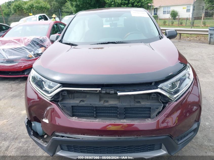 2019 Honda Cr-V Lx VIN: 5J6RW6H36KL002838 Lot: 39367366