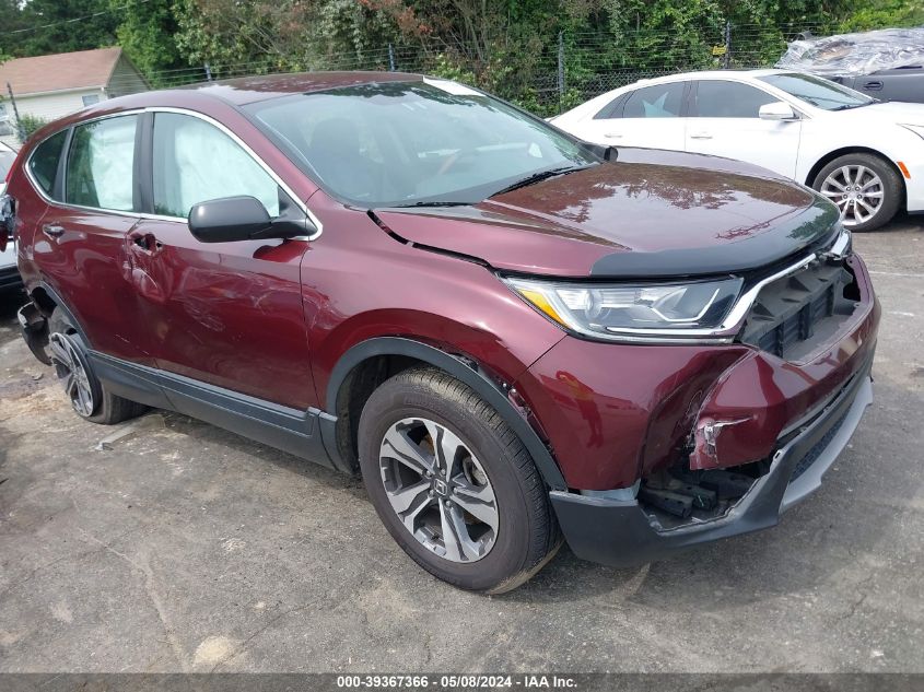 2019 Honda Cr-V Lx VIN: 5J6RW6H36KL002838 Lot: 39367366