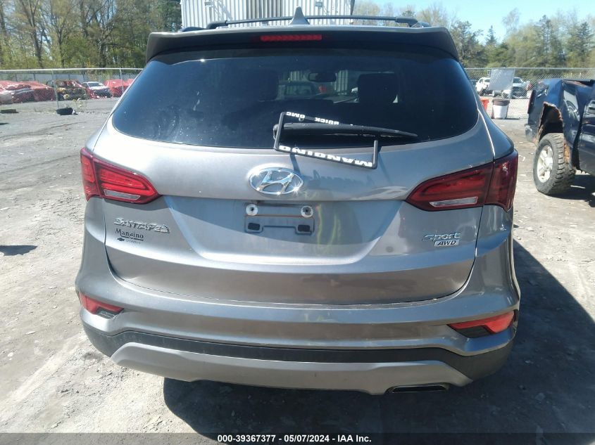 2017 Hyundai Santa Fe Sport 2.4L VIN: 5NMZUDLB8HH008374 Lot: 39367377