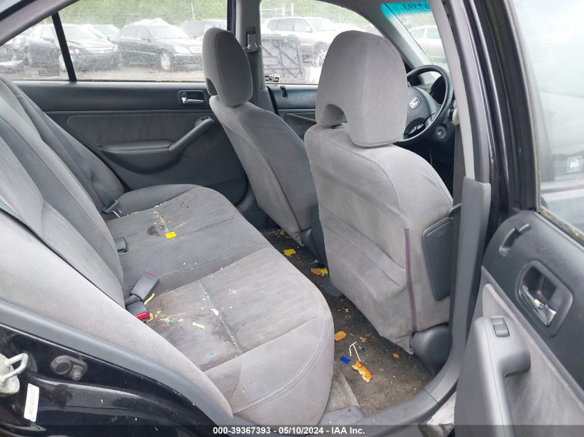 2003 Honda Civic Lx VIN: 2HGES166X3H563415 Lot: 39367393