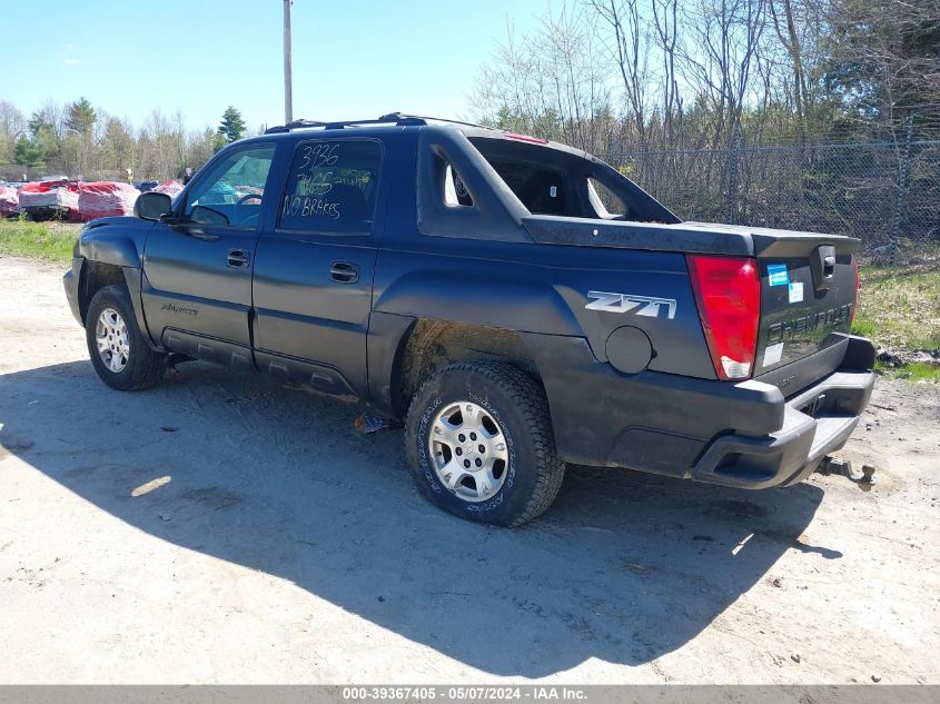 2005 Chevrolet Avalanche 1500 Z71 VIN: 3GNEK12Z25G178603 Lot: 39367405