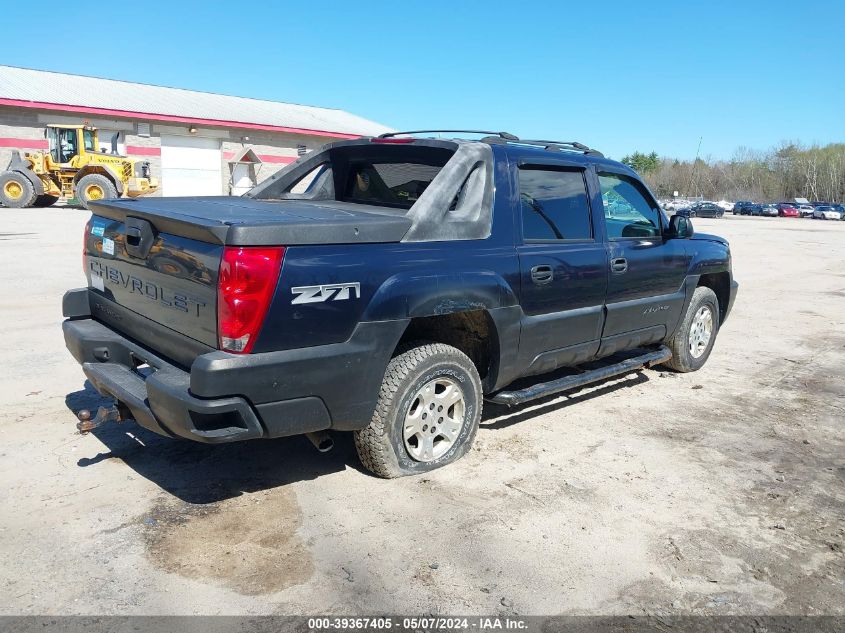 2005 Chevrolet Avalanche 1500 Z71 VIN: 3GNEK12Z25G178603 Lot: 39367405