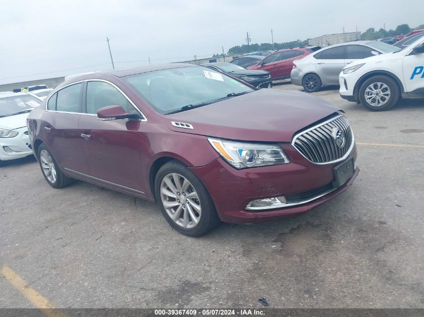 2016 Buick Lacrosse Leather VIN: 1G4GB5G34GF196341 Lot: 39367409