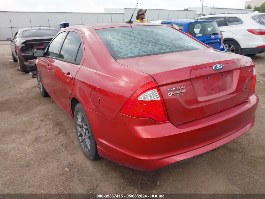 2011 Ford Fusion S VIN: 3FAHP0GA5BR130930 Lot: 39367415