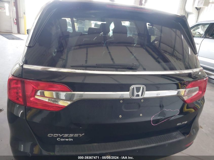 2019 Honda Odyssey Elite VIN: 5FNRL6H92KB063657 Lot: 39367471