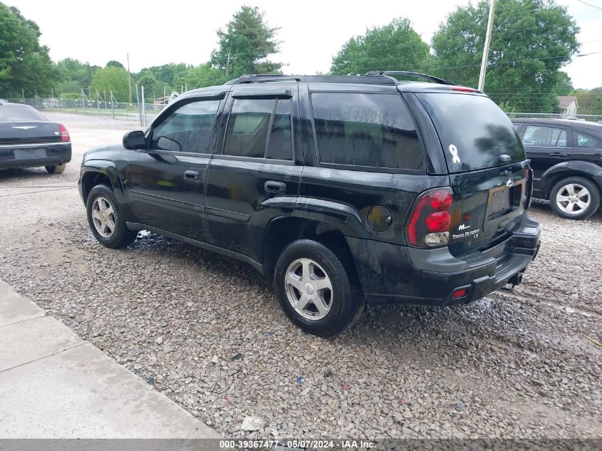 2007 Chevrolet Trailblazer Ls VIN: 1GNDT13SX72175938 Lot: 39367477