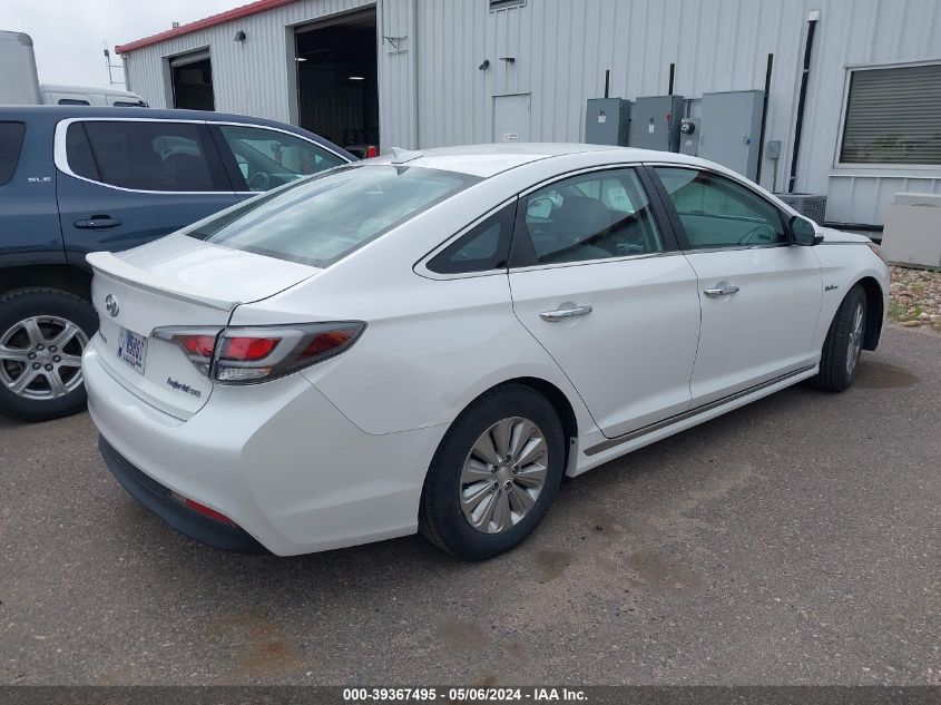 2016 Hyundai Sonata Hybrid Se VIN: KMHE24L16GA033032 Lot: 39367495