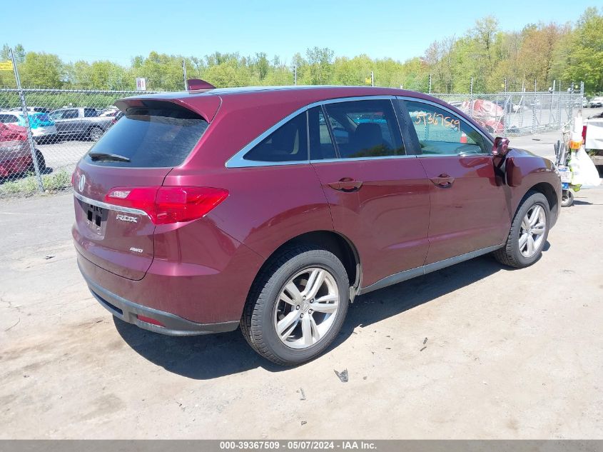 2014 Acura Rdx VIN: 5J8TB4H35EL000158 Lot: 39367509