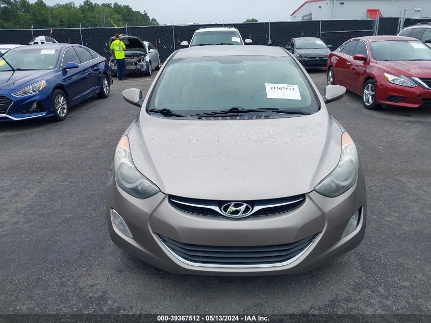 2013 Hyundai Elantra Gls VIN: 5NPDH4AE4DH306381 Lot: 39367512