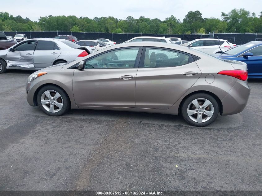 2013 Hyundai Elantra Gls VIN: 5NPDH4AE4DH306381 Lot: 39367512