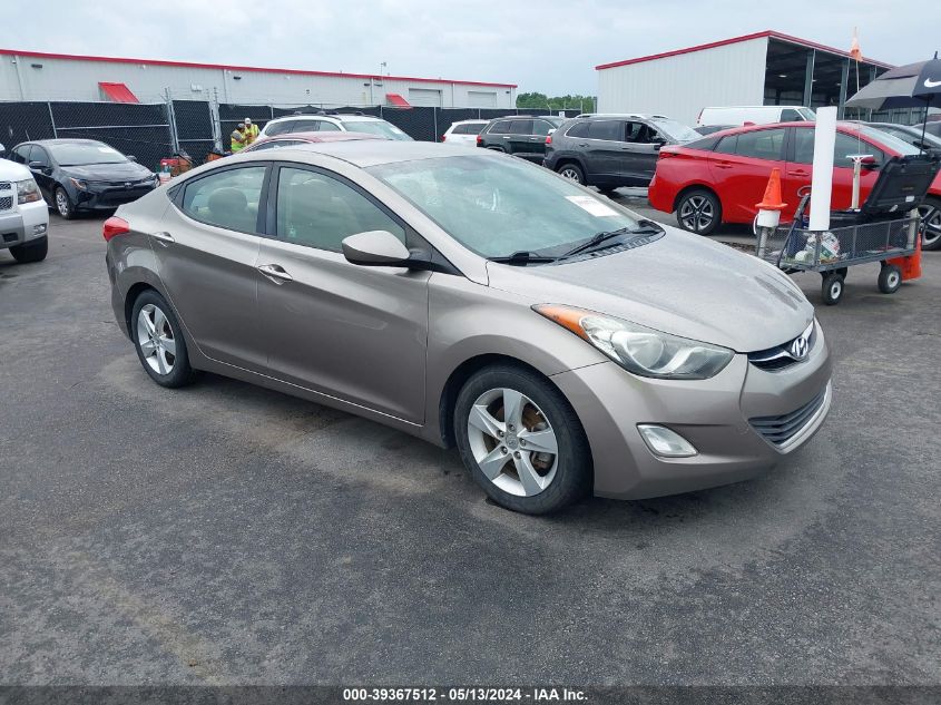 2013 Hyundai Elantra Gls VIN: 5NPDH4AE4DH306381 Lot: 39367512