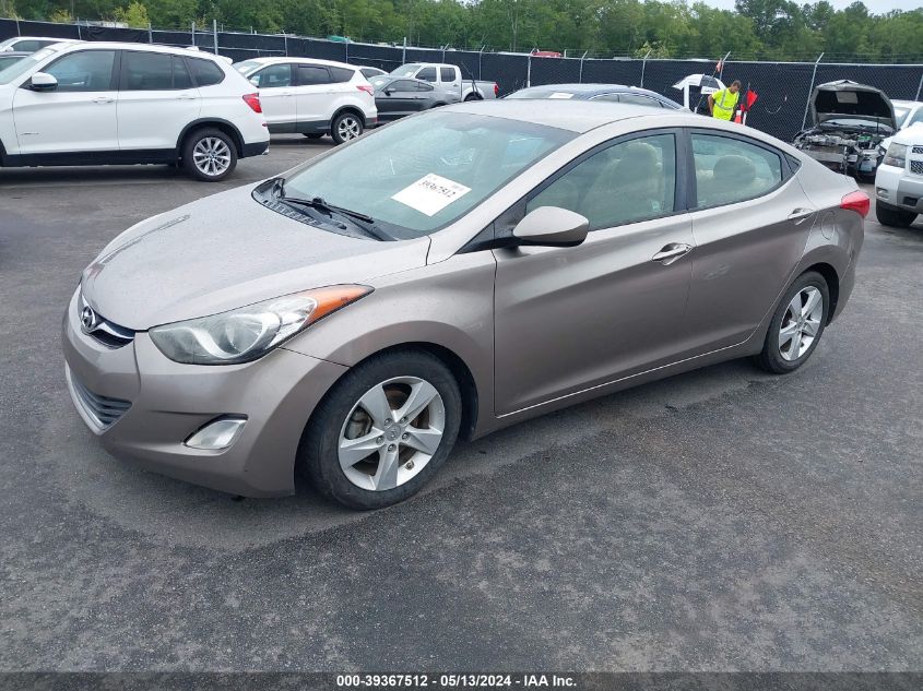 2013 Hyundai Elantra Gls VIN: 5NPDH4AE4DH306381 Lot: 39367512