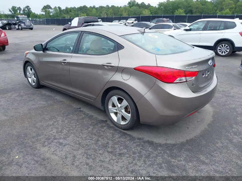 2013 Hyundai Elantra Gls VIN: 5NPDH4AE4DH306381 Lot: 39367512