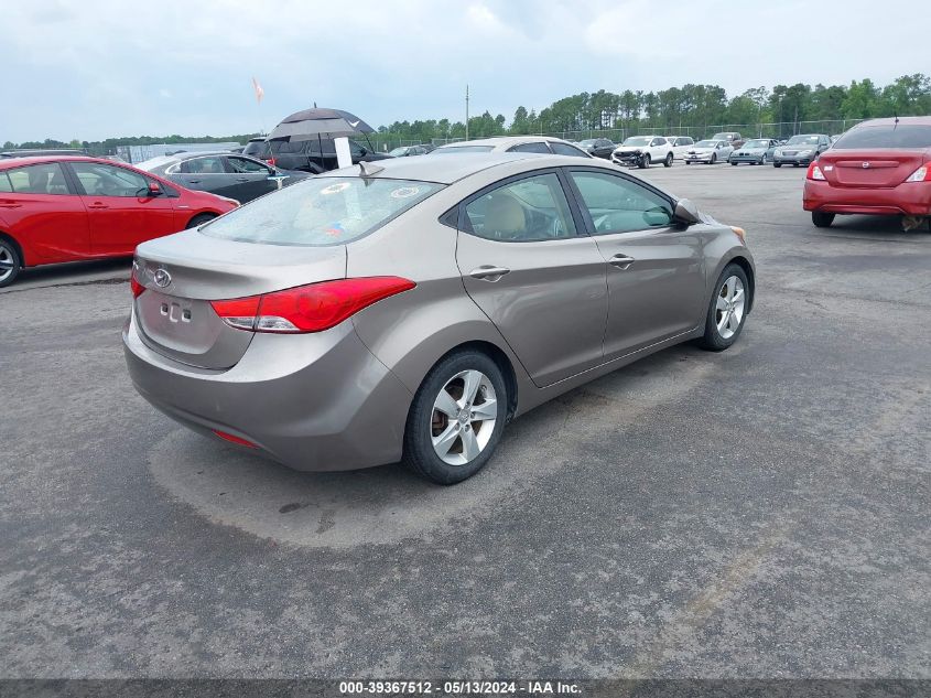 2013 Hyundai Elantra Gls VIN: 5NPDH4AE4DH306381 Lot: 39367512