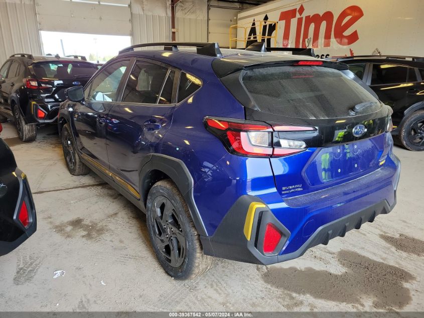 2024 Subaru Crosstrek Sport VIN: 4S4GUHF61R3789778 Lot: 39367542