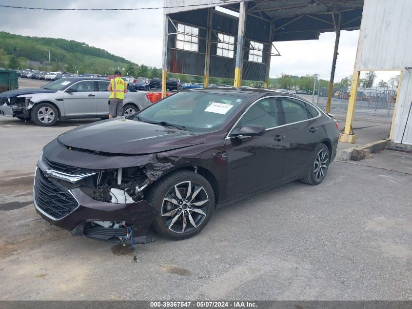 2021 Chevrolet Malibu Fwd Rs VIN: 1G1ZG5ST9MF044131 Lot: 39367547