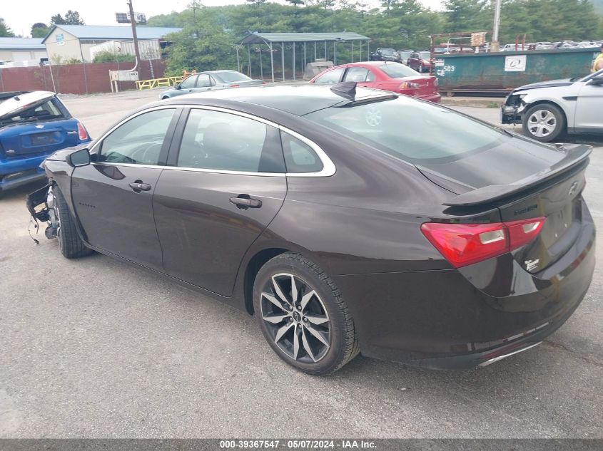 2021 Chevrolet Malibu Fwd Rs VIN: 1G1ZG5ST9MF044131 Lot: 39367547