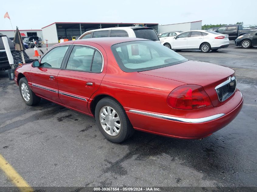 1999 Lincoln Continental VIN: 1LNHM79V9XY643953 Lot: 39367554