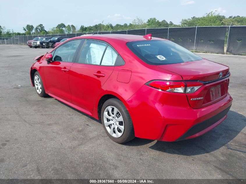 2021 TOYOTA COROLLA LE - 5YFEPMAE7MP148001