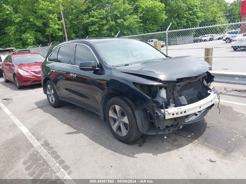 2015 Acura Mdx VIN: 5FRYD3H28FB008113 Lot: 39367562