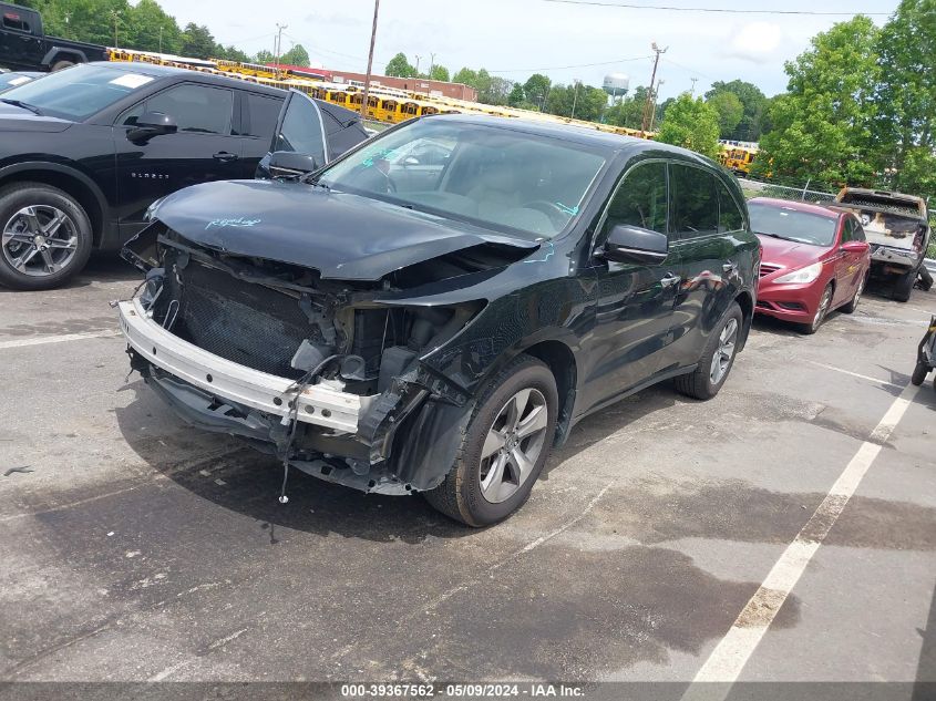 2015 Acura Mdx VIN: 5FRYD3H28FB008113 Lot: 39367562