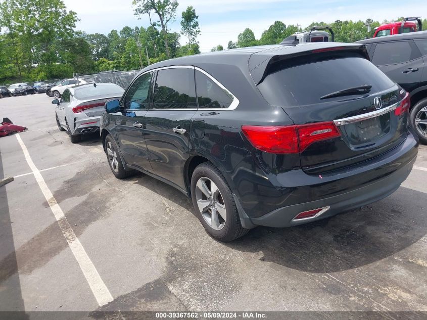 2015 Acura Mdx VIN: 5FRYD3H28FB008113 Lot: 39367562