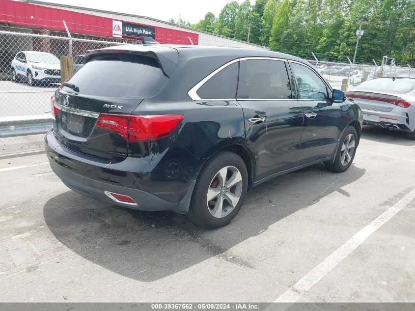 2015 Acura Mdx VIN: 5FRYD3H28FB008113 Lot: 39367562