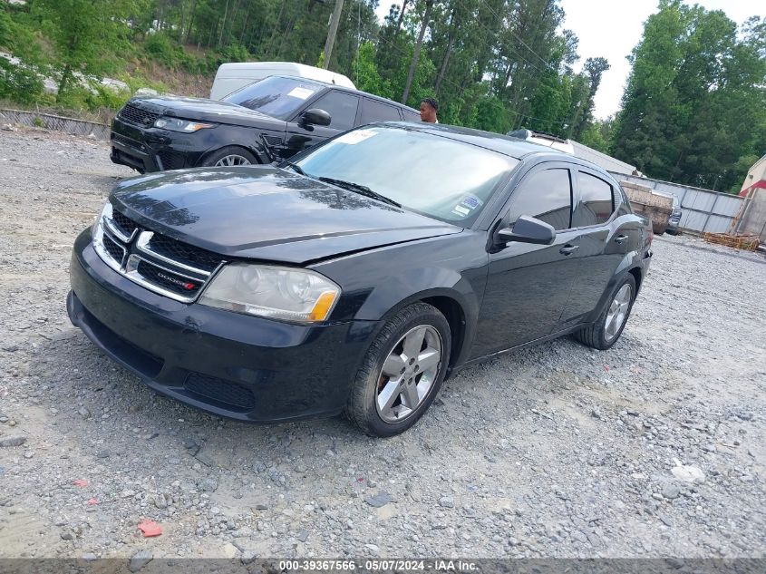 2013 Dodge Avenger Se VIN: 1C3CDZABXDN658542 Lot: 39367566