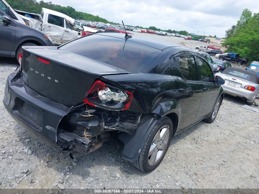 2013 Dodge Avenger Se VIN: 1C3CDZABXDN658542 Lot: 39367566