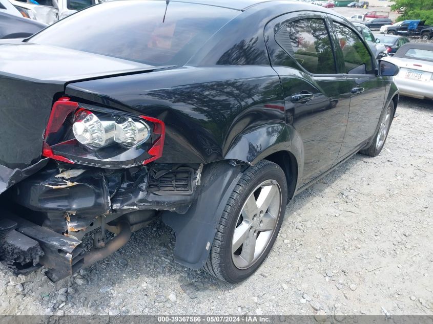 2013 Dodge Avenger Se VIN: 1C3CDZABXDN658542 Lot: 39367566