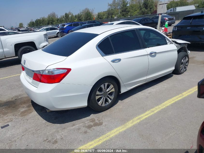 2013 Honda Accord Lx VIN: 1HGCR2F39DA201817 Lot: 39367577