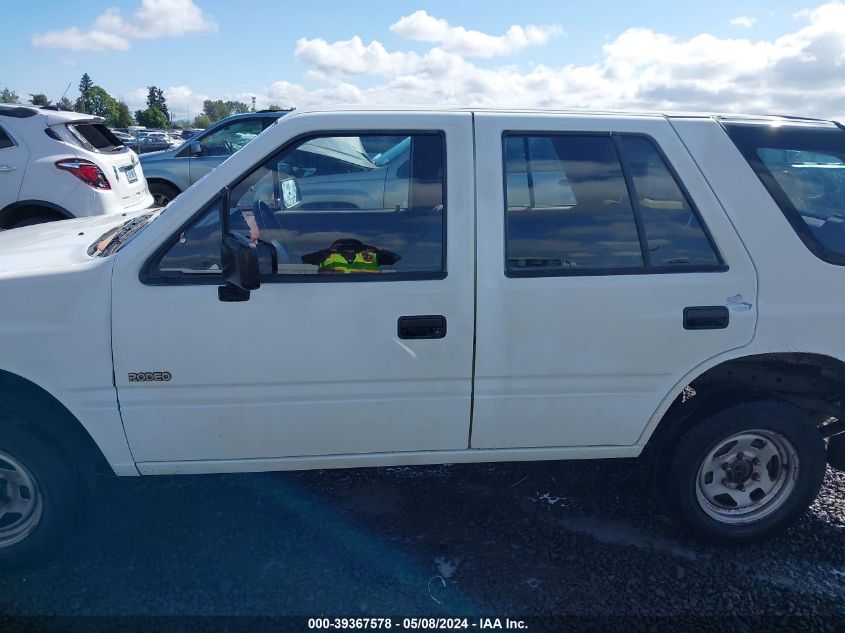 1991 Isuzu Rodeo S VIN: 4S2CG58E9M4306879 Lot: 39367578