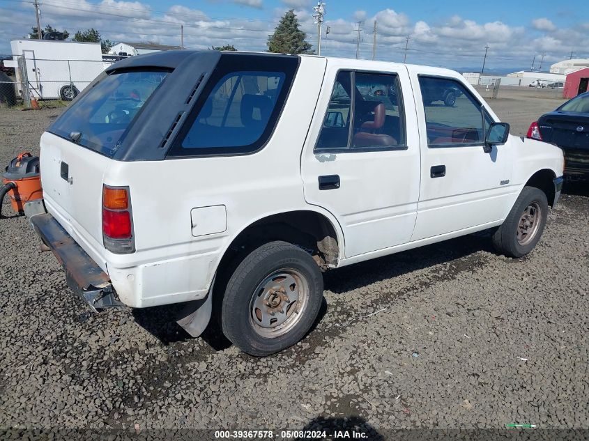 1991 Isuzu Rodeo S VIN: 4S2CG58E9M4306879 Lot: 39367578