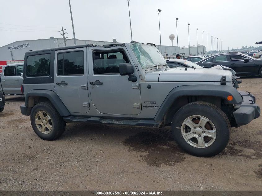 2015 Jeep Wrangler Unlimited Sport Rhd VIN: 1C4BJWKG4FL594408 Lot: 39367595