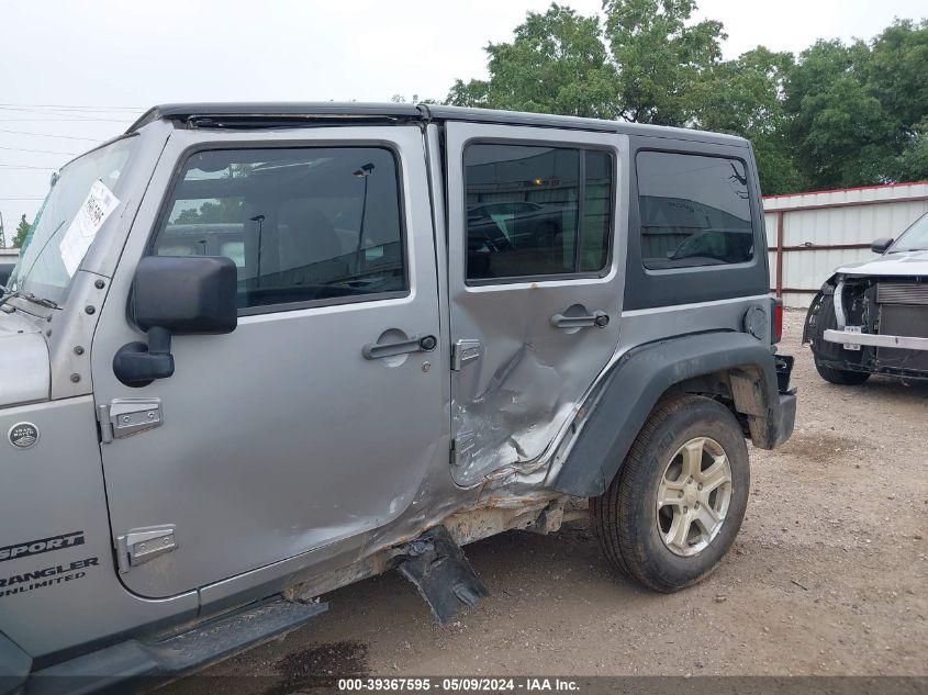 2015 Jeep Wrangler Unlimited Sport Rhd VIN: 1C4BJWKG4FL594408 Lot: 39367595